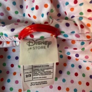 Vibrant Red and Orange Disney Raincoat